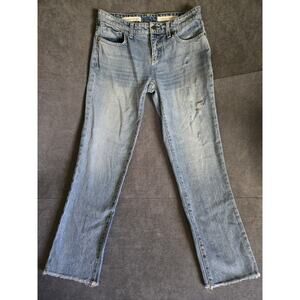 Pilcro and the Letterpress Hyphen Medium Wash Blue Women's Jeans Size‎ 25x27